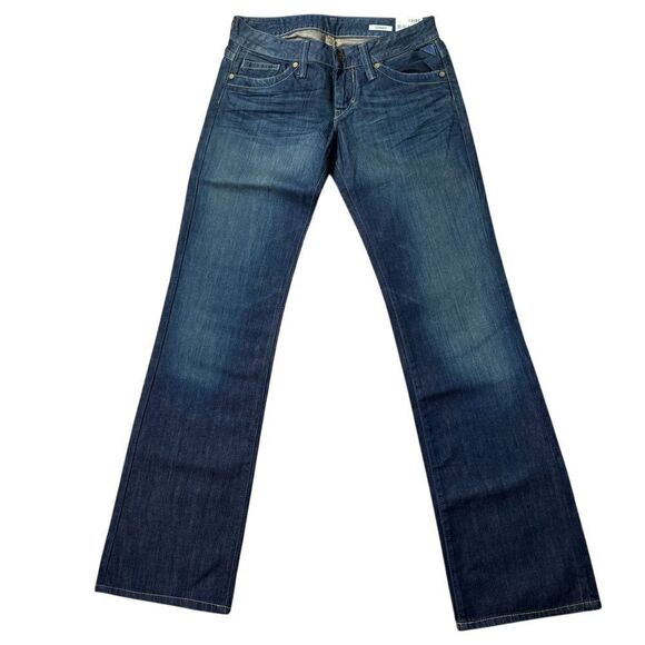 Replay Premium Bootcut Dark‎ Wash Denim Jeans - Picture 1 of 8
